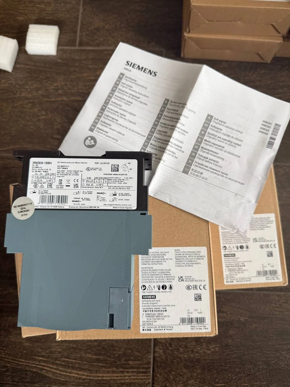 Устройство плавного пуска Siemens SIRIUS 3RW3026-1BB04